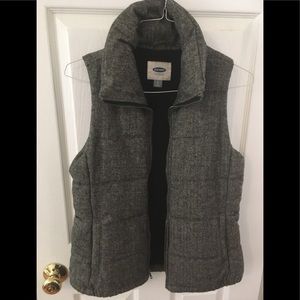 Cozy Grey Tweed Vest